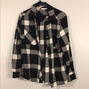 Black & whit flannel